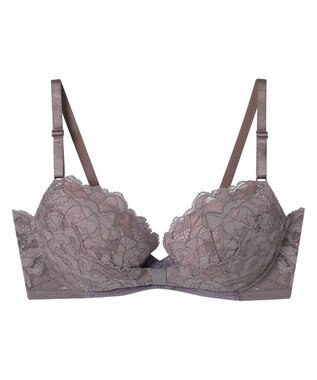 une nana cool リボンブラレース　胸もとフィットながもち～動いてもキレイはつづく～ ブラウン