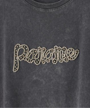 GRACE CONTINENTAL ピグメントTシャツ チャコール