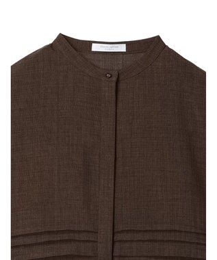Green Parks プリーツヘムタックチュニック Brown