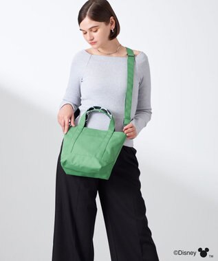 Y'SACCS 【Disney Collection】シルエットプリント2WAYミニトートバッグ グリーン