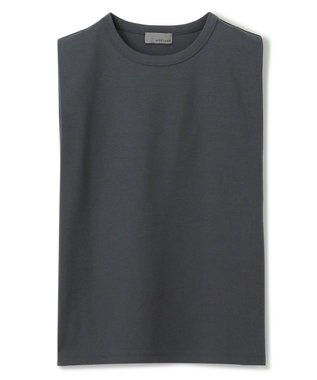 uncrave ダブルフェイスジャージー ノースリーブカットソー スレート