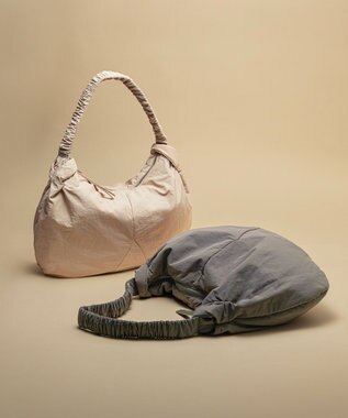 MioFIRANO DRAPE A002 トートバッグ はっ水 GREIGE