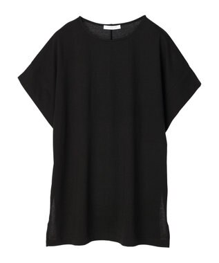 Green Parks 接触冷感袖広チュニック Black