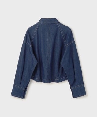 GRACE CONTINENTAL ラグランショートシャツジャケット インディゴ