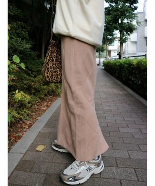 Green Parks ケーブルニットスカート Beige