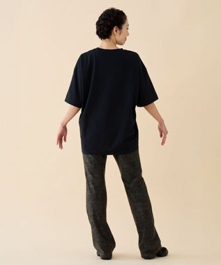 Chacott カモフラブーツカットパンツ ブラック