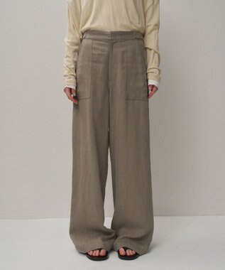 ATON LINEN TWILL | ベイカーパンツ