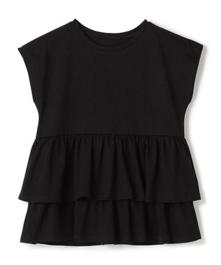 UNFILO 【110-150cm】アソート デザインTシャツ ブラック[ティアード]