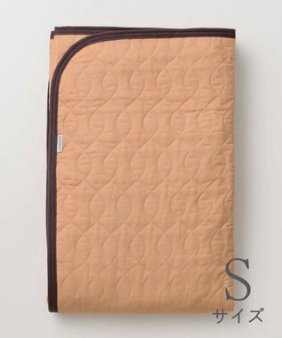 京和晒綿紗 柿渋染めガーゼ敷パッド (脱脂綿入り) 4層 シングルサイズ(100×210)