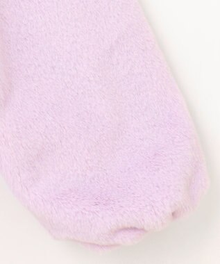 ANY KIDS アニマル耳 フェイクファー ブルゾン ラベンダー×ウサギ