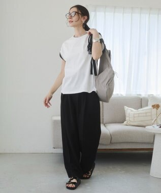 WEGO 【ANGIE VINTAGE】ドローストリンングバックパック ライトグレー