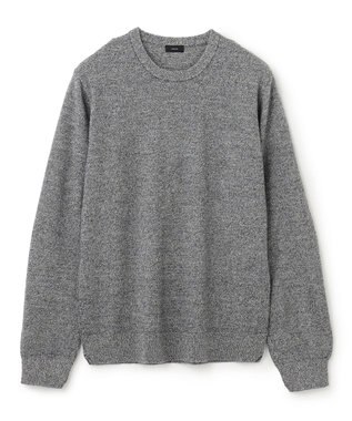 JOSEPH HOMME ピュアカシミヤ　クルーネックニット ライトグレー系