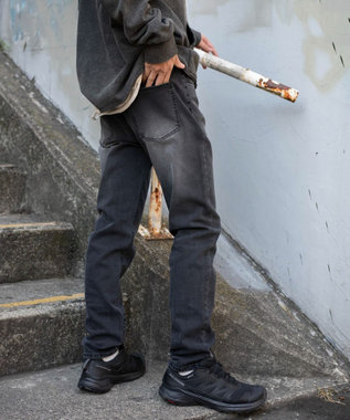 WEGO スリムフィットデニムパンツ デニムブラックソノタ