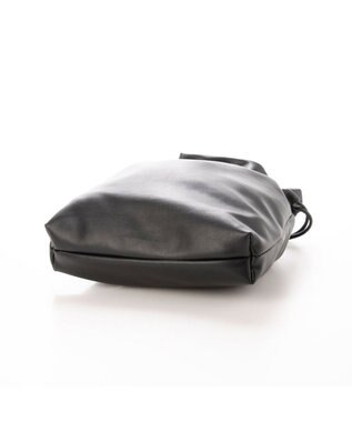 UNBILLION cachecache ギンガムチェックトート付き巾着ショルダー ブラック