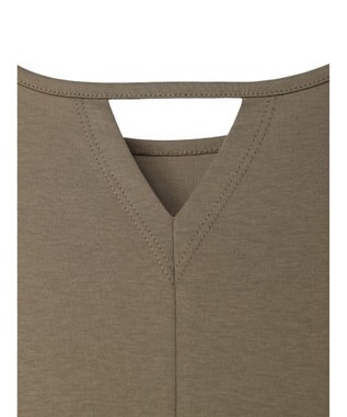 Green Parks Ｂ．ドッキングボリュームギャザーワンピース Black