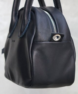 FOLNA RD ソフトレザー2WAYアールボストンバッグ ブラック