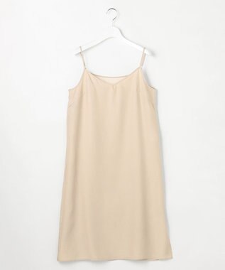 自由区 【SHIHOさん着用】ボタニカルプリント ワンピース ライトベージュ系