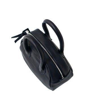 FOLNA RD ソフトレザー2WAYアールボストンバッグ ブラック