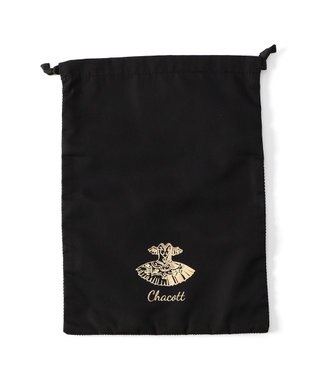 Chacott チュチュ半メッシュ巾着M ブラック
