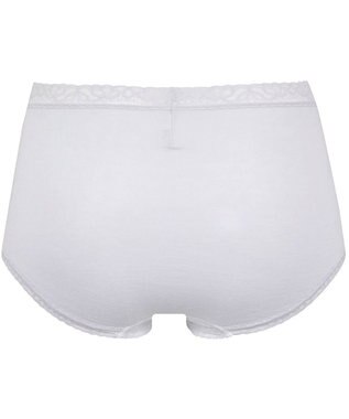 Wing ショーツ 綿混(身生地部) やさしい肌あたり 【デイリーフィット やわらかコットン】 はきこみ丈ふかめ EC3230 ウイング／ワコール グレー