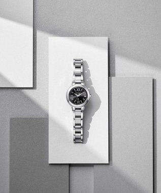 CITIZEN 【xC ロングセラーシリーズ】上品なブラックカラーの電波時計 ブラック