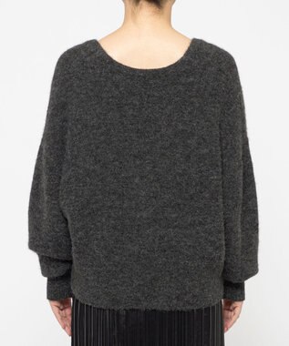 uncrave アルパカニット 深Vネック トップス（uncrave WHITE） チャコール