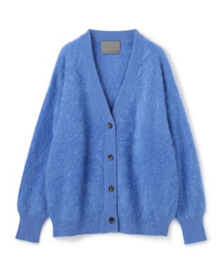 uncrave カシミヤファーニット カーディガン ライトブルー