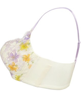 WACOAL 【ハグするブラ】 ブラジャー 体温を感知してカラダになじむ 谷間メイク 脇・背中すっきり レディース BRB498 /ワコール クリーム