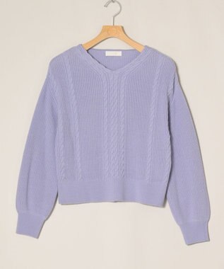 ONWARD Reuse Park 【any SiS】ニット秋冬 パープル