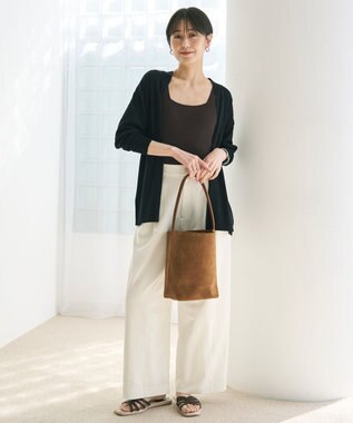 UNFILO イージーカーディガン ブラック