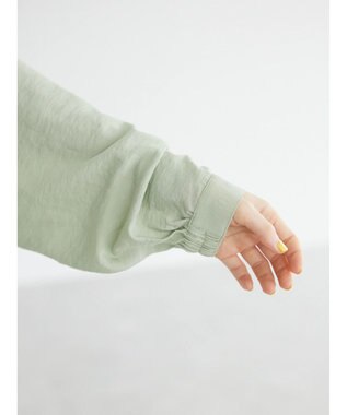 CRAFT STANDARD BOUTIQUE レーヨントロミ羽織りシャツ Light Green