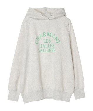 Green Parks 裏起毛裏毛パーカー Gray Mixture