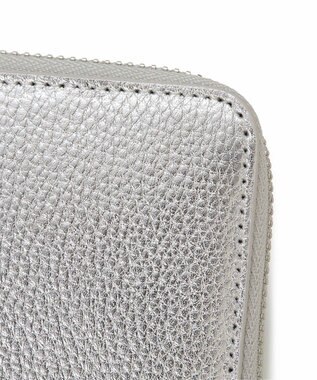 TOPKAPI 【新色追加】【TREASURE TOPKAPI】シュリンクレザー ラウンド 長財布 シルバー