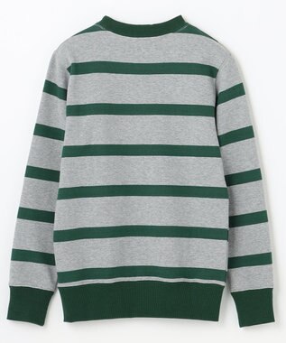 J.PRESS KIDS 【110-130cm】ボーダートレーナー グレー系1