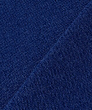 UNFILO ウールカシミヤ ハイネックニット ブルー