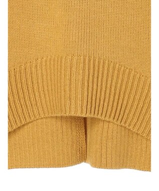Green Parks ・Ｐｅｔｉｔ　Ｆｌｅｕｒ　タートルバックスリットニット Yellow