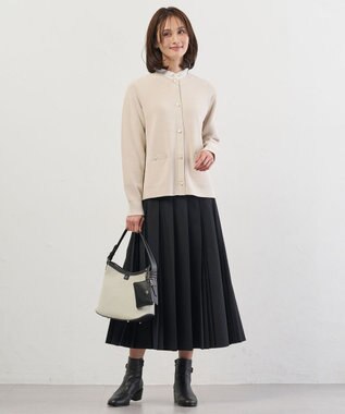 J.PRESS LADIES S 【WEB限定カラーあり】TC ライトタンブラー プリーツ スカート 【WEB限定】ブラック系