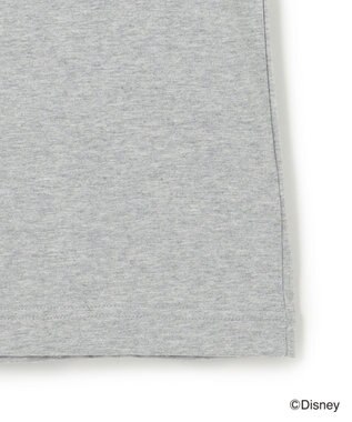 J.PRESS MEN 【DISNEY COLLECTION】【UNISEX】ワンポイントロングスリーブ Tシャツ / ミッキーマウス ライトグレー系