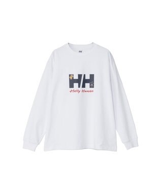 HELLY HANSEN ロングスリーブ HHヘリーベアティー クリアホワイト