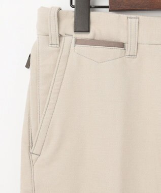 JOSEPH ABBOUD 【ウエストも伸びる！/2WAYストレッチ/暖かい/オーガニック】オーガニックコットン ウオーム パンツ ベージュ系