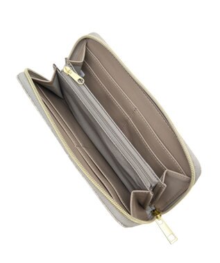 Green Parks ・Ｌｅｇａｔｏ　Ｌａｒｇｏ　ツートンウォレット長財布 Gray Beige