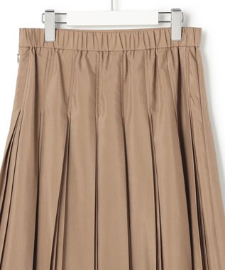 23区 【先行予約】グロッシープリーツ ロングスカート モカ