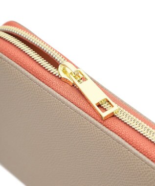 Green Parks ・Ｌｅｇａｔｏ　Ｌａｒｇｏ　ツートンウォレット長財布 Gray Beige