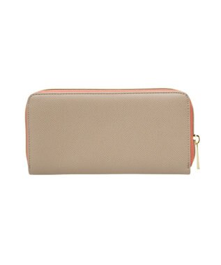 Green Parks ・Ｌｅｇａｔｏ　Ｌａｒｇｏ　ツートンウォレット長財布 Gray Beige