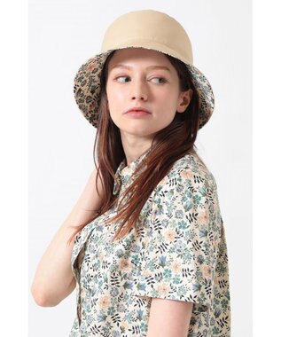 DAKS 【リバティプリント】綿混リバーシブルハット