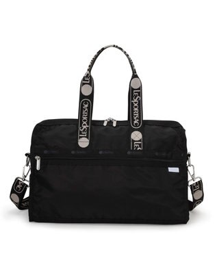 LeSportsac DELUXE MED WEEKENDER MH/ロゴジャガードブラックスナイデル ロゴジャガードブラックスナイデル