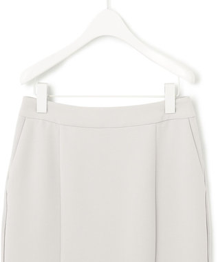 ICB L 【洗える】 ダブルクロスクレープ スカート トープ系