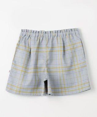 組曲 KIDS 【150-160cm】Chocolat de check キュロット ブルー×グレー系4