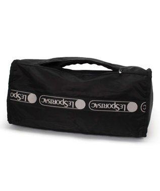 LeSportsac DELUXE MED WEEKENDER MH/ロゴジャガードブラックスナイデル ロゴジャガードブラックスナイデル