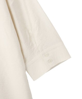 AMERICAN HOLIC 【WEB限定】接触冷感バンドカラーシャツチュニック Ivory